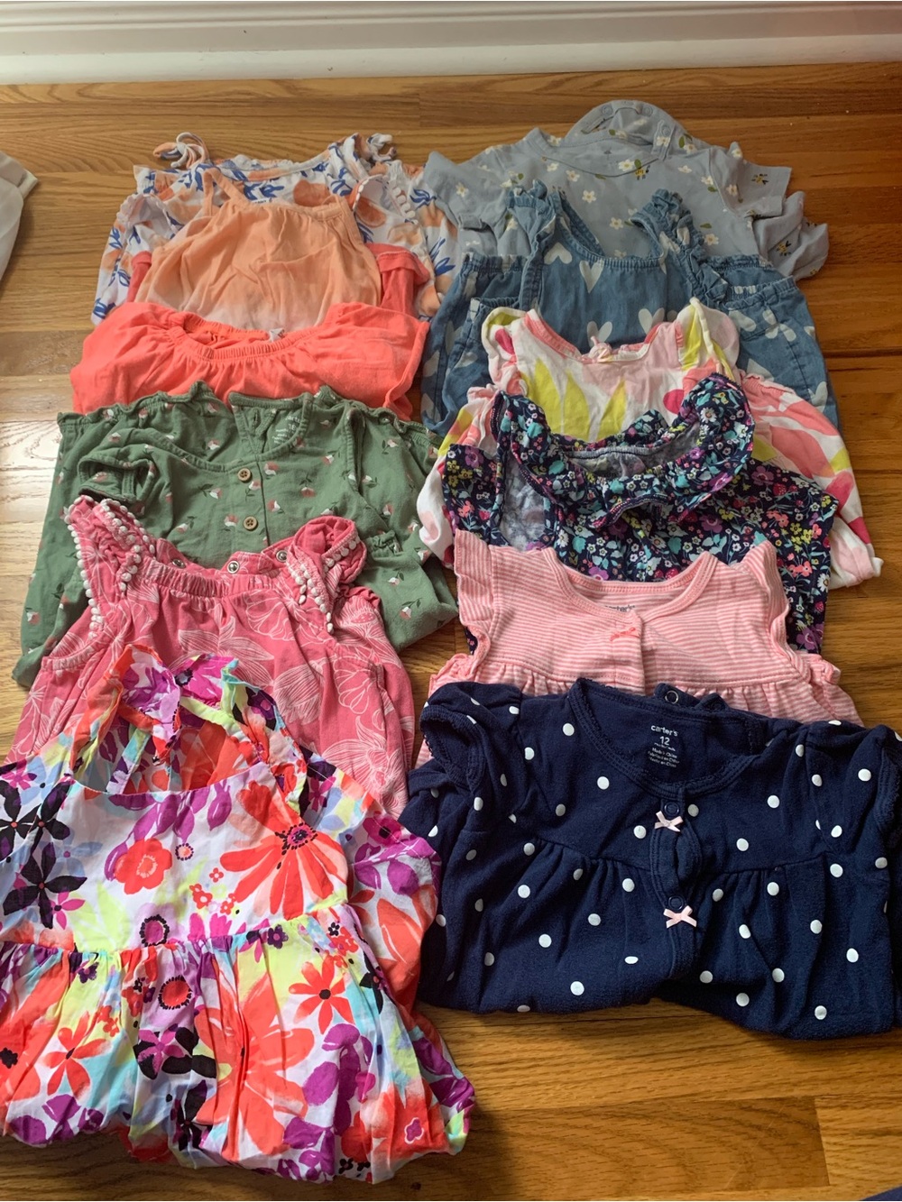 Toddler Girls bundle Mixed jumpers, onesies, and dresses